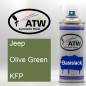 Preview: Jeep, Olive Green, KFP: 400ml Sprühdose, von ATW Autoteile West.